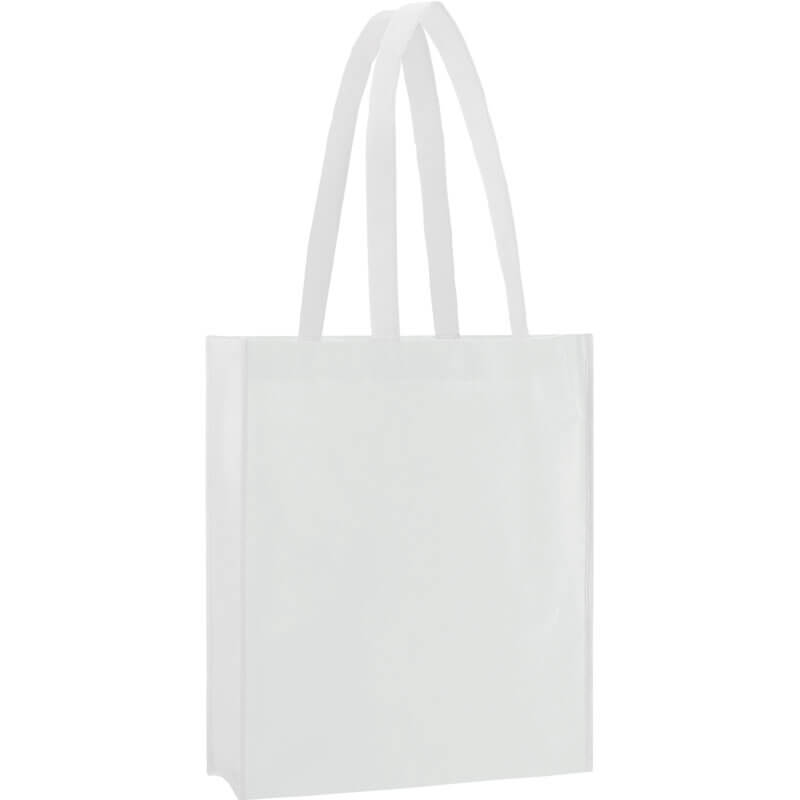 PP Tasche City Bag 2 mit langen Henkeln in Weiß | Druckerei Dorsten.de