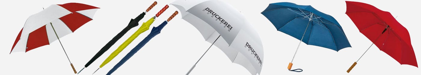 Regenschirme mit Ihrem Logo bedruckt