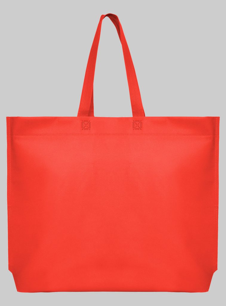 Einkaufstasche im Querformat Rot 44 x 35 x 10 cm