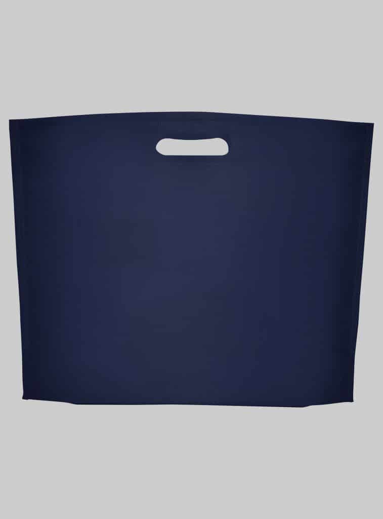 PP Einkaufstasche mit Tragegriff Dunkelblau 44 x 30 x 10 cm